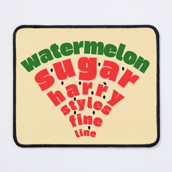 Item preview, Watermelon Sugar Slice Typography - Harry Styles Fine Line Art designed and sold by urstyle04.