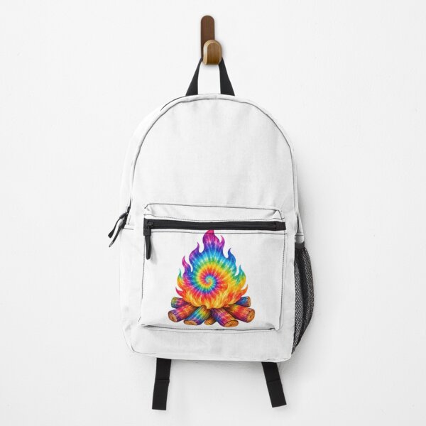 Item preview, Tie-Dye Rainbow Campfire Art designed and sold by jgvisualarts.