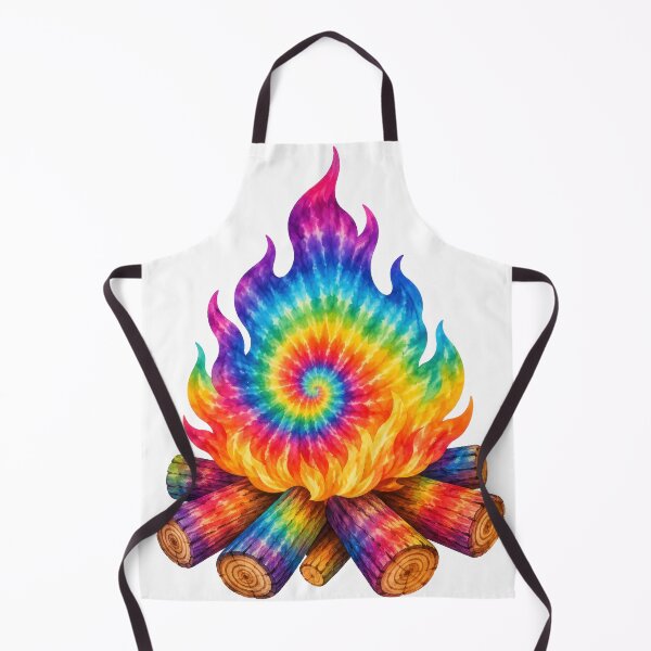 Item preview, Tie-Dye Rainbow Campfire Art designed and sold by jgvisualarts.