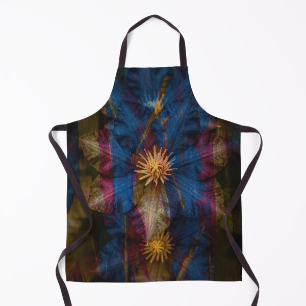 Item preview, Abstract Double-Exposed Clematis designed and sold by CunningMaskPrints.
