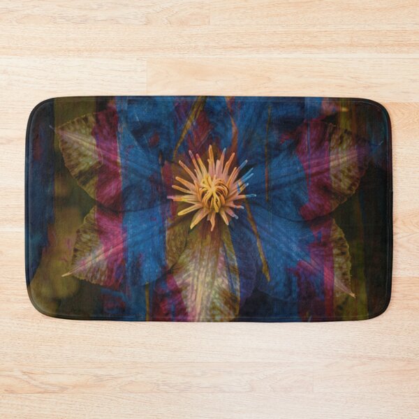 Item preview, Abstract Double-Exposed Clematis designed and sold by CunningMaskPrints.