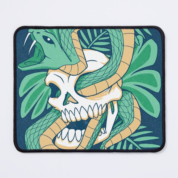 Item preview, Calavera, serpiente y helecho #1 designed and sold by Chris Kirkby.