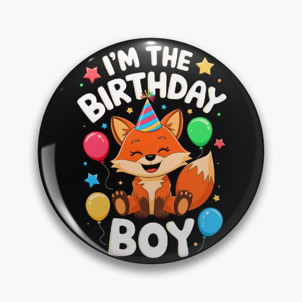 Item preview, Funny Fox Birthday Boy Bday Boys Girls Kids designed and sold by rafaeltto.
