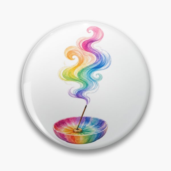 Item preview, Rainbow Incense Smoke Tie Dye Bowl designed and sold by jgvisualarts.