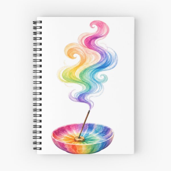 Item preview, Rainbow Incense Smoke Tie Dye Bowl designed and sold by jgvisualarts.
