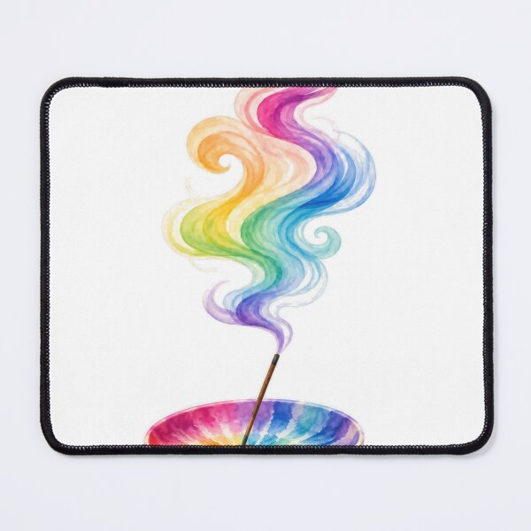 Item preview, Rainbow Incense Smoke Tie Dye Bowl designed and sold by jgvisualarts.
