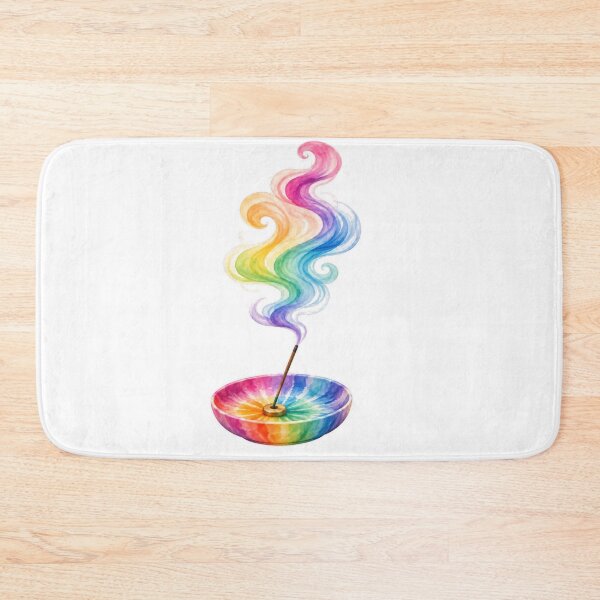 Item preview, Rainbow Incense Smoke Tie Dye Bowl designed and sold by jgvisualarts.