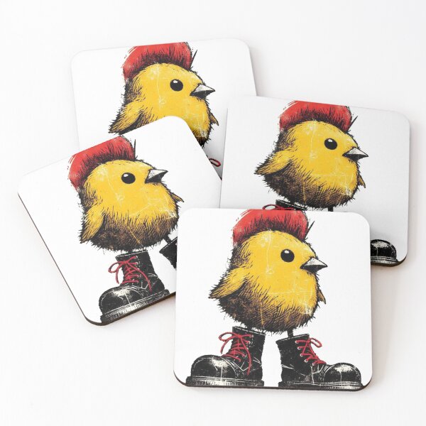Item preview, Cute Punk Chick Illustration Funny Baby Chicken Graphic Design designed and sold by The craft.