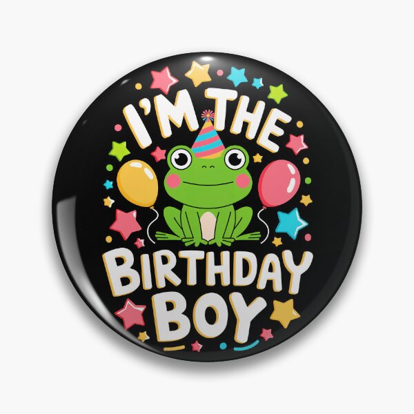 Item preview, Funny Frog Birthday Boy Bday Boys Girls Kids designed and sold by rafaeltto.