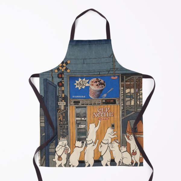 Item preview, Midnight Noodle Cats: Ukiyo-e Vending Machine designed and sold by Komatoya.