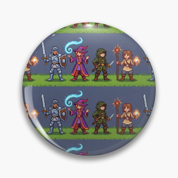 Item preview, Pixel Fantasy Heroes | Retro RPG Adventure Team designed and sold by EchoWave11.