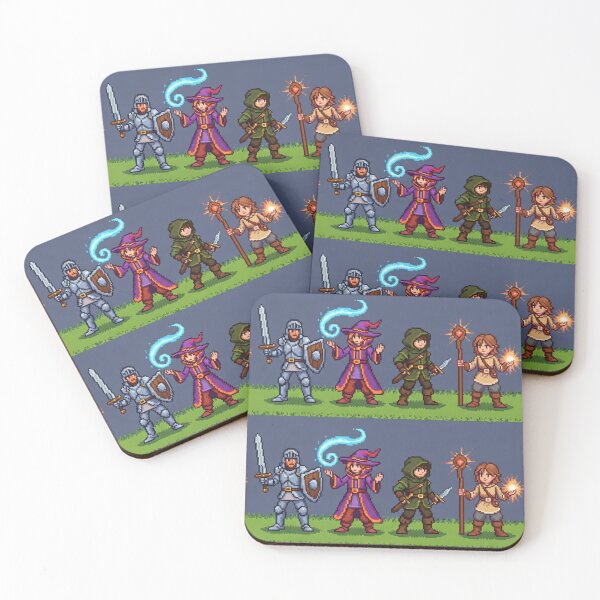 Item preview, Pixel Fantasy Heroes | Retro RPG Adventure Team designed and sold by EchoWave11.