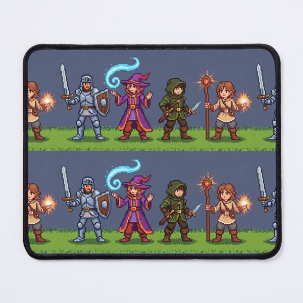 Item preview, Pixel Fantasy Heroes | Retro RPG Adventure Team designed and sold by EchoWave11.