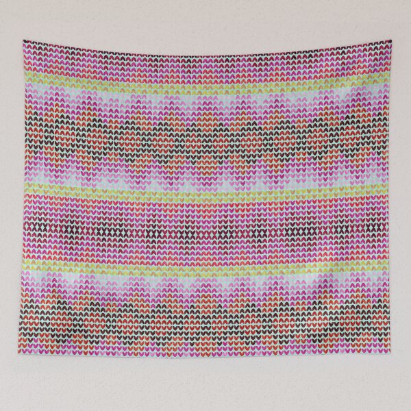 Item preview, Watercolor Woven Hearts Pattern designed and sold by Digitara8595.