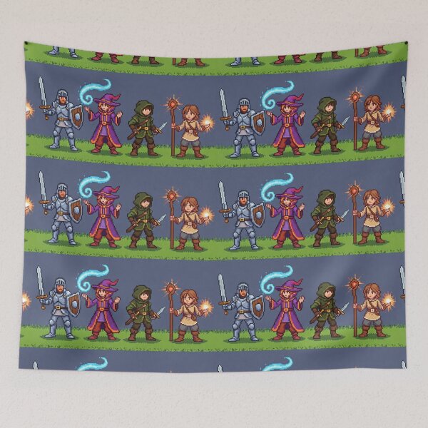 Item preview, Pixel Fantasy Heroes | Retro RPG Adventure Team designed and sold by EchoWave11.