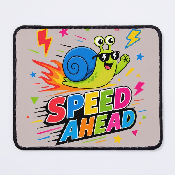 Item preview, Speed Ahead Cool Snail Turbo Flame designed and sold by ArtdesignsA.