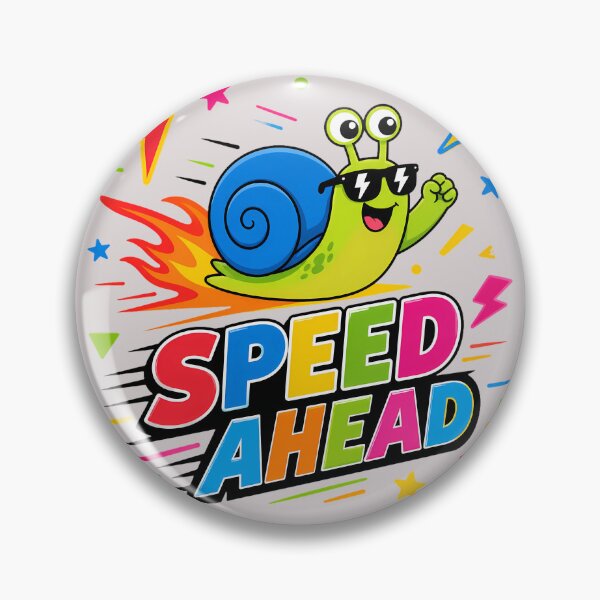 Item preview, Speed Ahead Cool Snail Turbo Flame designed and sold by ArtdesignsA.