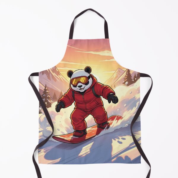 Item preview, Panda Snow Boarding designed and sold by Kirrindy Designs.