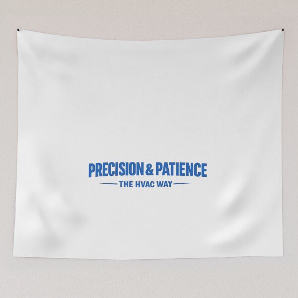 Item preview, Precision & Patience – The HVAC Way  HVAC Technician Motivation Design designed and sold by FrozenHeat97.