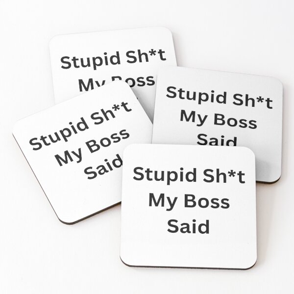Item preview, My Boss Sucks I Hate My Job Funny Sayings designed and sold by Echo Aesthetics.