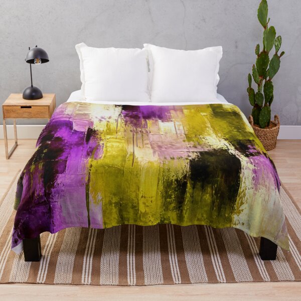 Item preview, Dancing Through Violet Expressive Modern Abstract designed and sold by taiche.