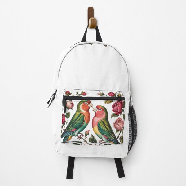Item preview, Romantic Birds Surrounded by Blooming Roses designed and sold by QuiteOrbit.