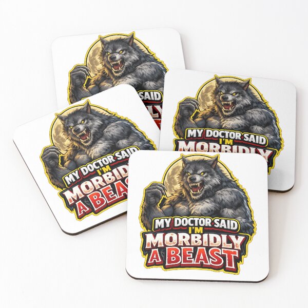 Item preview, My Doctor Said I’m Morbidly A Beast Werewolf Meme  designed and sold by madebysiwa.