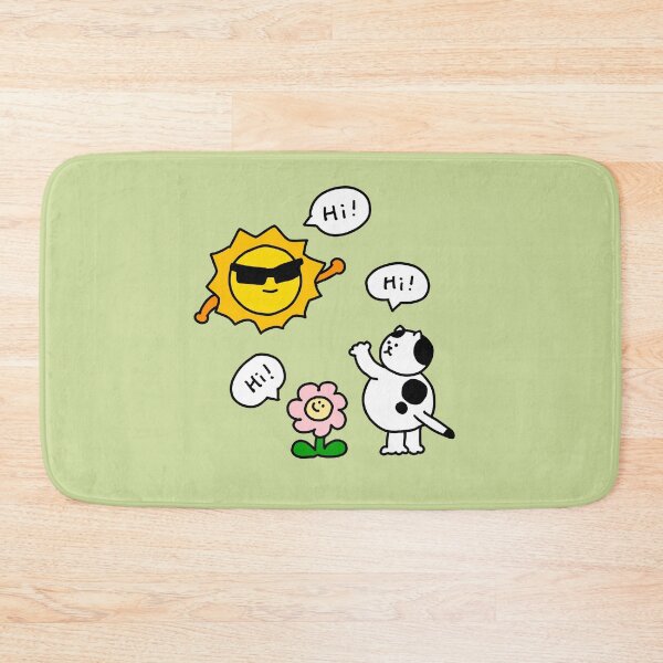 Item preview, a Cat, a Flower and Sun designed and sold by superbaechoo.