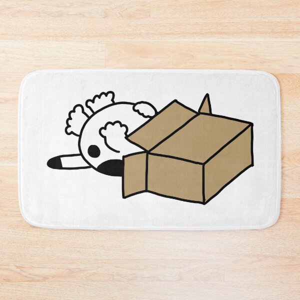 Item preview, a Cat with a box designed and sold by superbaechoo.