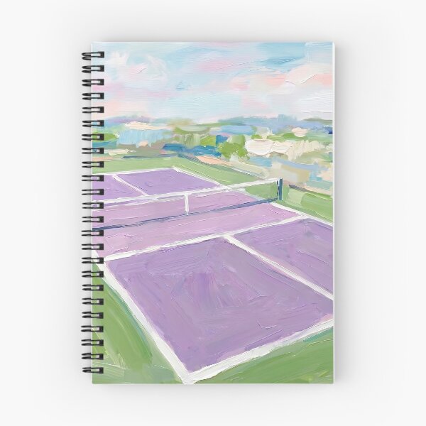 Item preview, Pickleball Court From Above Abstract  designed and sold by Pastelle Art.