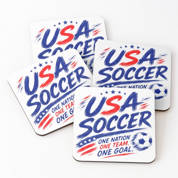 Item preview, USA Soccer Typography Design | American Football Fan Artwork designed and sold by TKOprintdesigns.