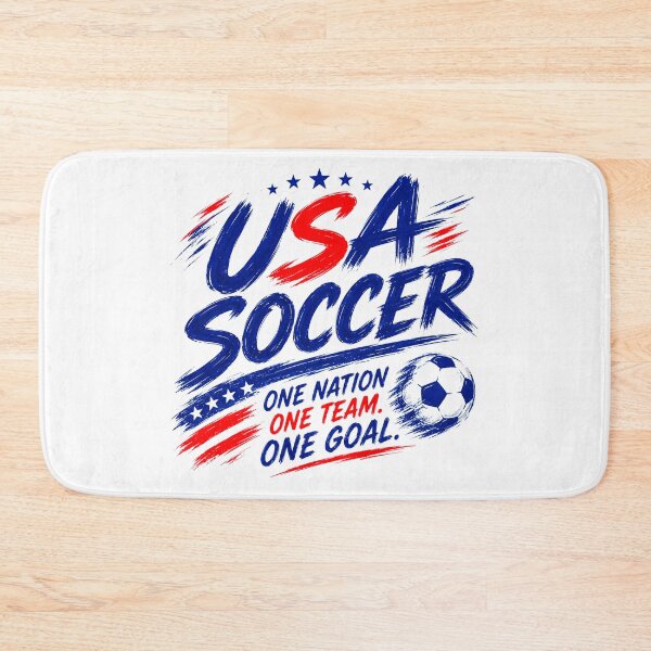 Item preview, USA Soccer Typography Design | American Football Fan Artwork designed and sold by TKOprintdesigns.