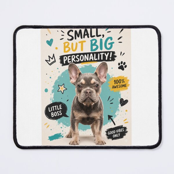 Item preview, Small but Big Personality — Little Boss Bulldog designed and sold by ivodanivan.