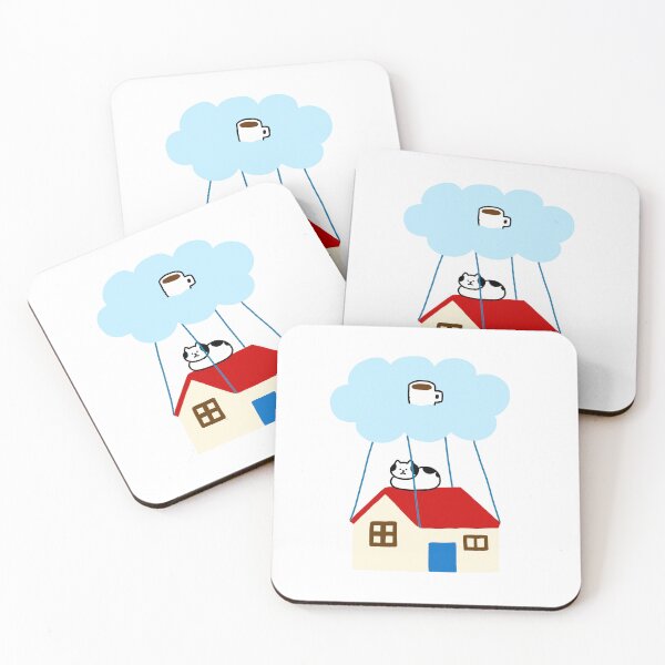 Item preview, a Cat on the flying house designed and sold by superbaechoo.