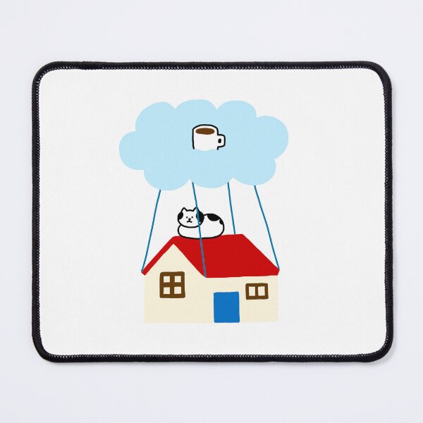 Item preview, a Cat on the flying house designed and sold by superbaechoo.