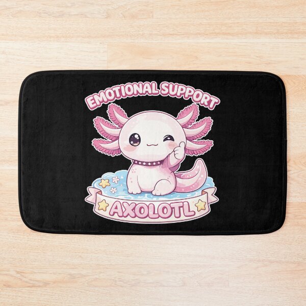 Item preview, Emotional Support Axolotl designed and sold by GhoulishGraphX.