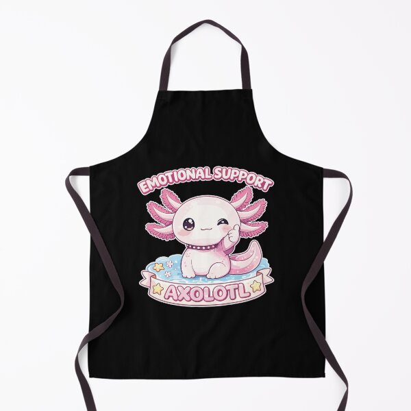 Item preview, Emotional Support Axolotl designed and sold by GhoulishGraphX.