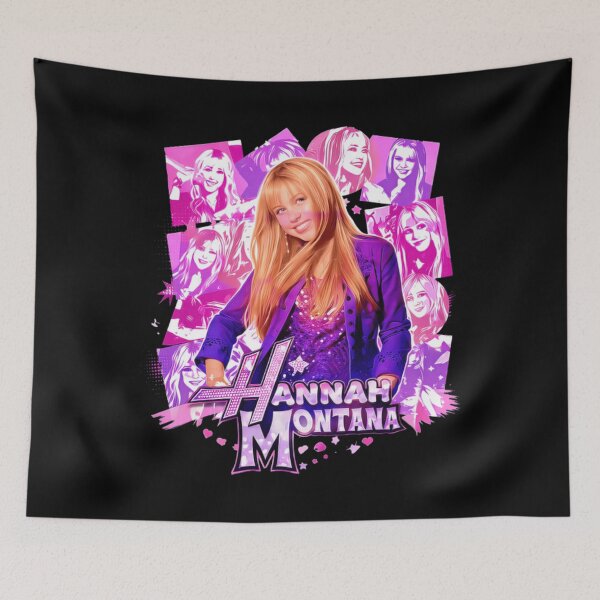 Item preview, Hannah Montana Pop Star Collage Y2K Purple Aesthetic Fan Art Classic T-Shirt designed and sold by frexalos.