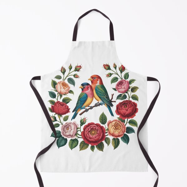 Item preview, Romantic Floral Frame with Colorful Birds designed and sold by QuiteOrbit.
