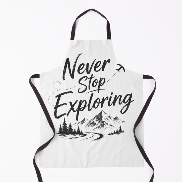 Item preview, Never Stop Exploring Travel Adventure Typography Design | Wanderlust Mountain Quote designed and sold by Sanika arts .