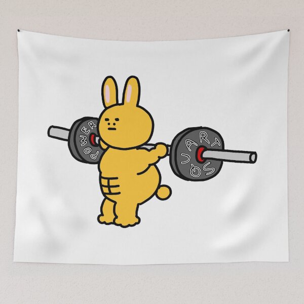 Item preview, muscle Bunny power squat designed and sold by superbaechoo.