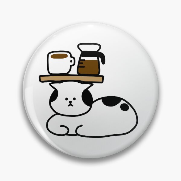 Item preview, a Cat with coffee on the head designed and sold by superbaechoo.