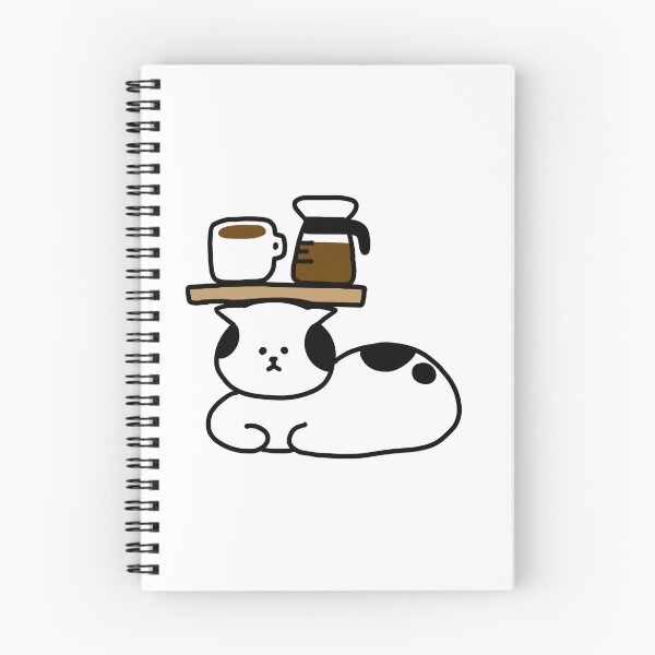 Item preview, Un gato con café en la cabeza designed and sold by superbaechoo.