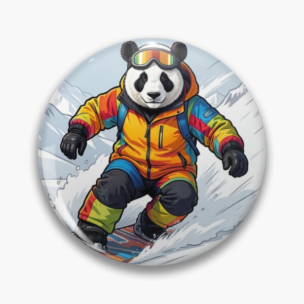 Item preview, Panda Snowboarding designed and sold by Kirrindy Designs.