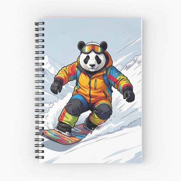 Item preview, Panda Snowboarding designed and sold by Kirrindy Designs.