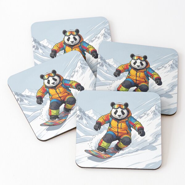 Item preview, Panda Snowboarding designed and sold by Kirrindy Designs.