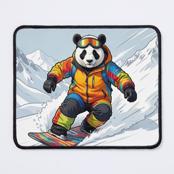 Item preview, Panda Snowboarding designed and sold by Kirrindy Designs.