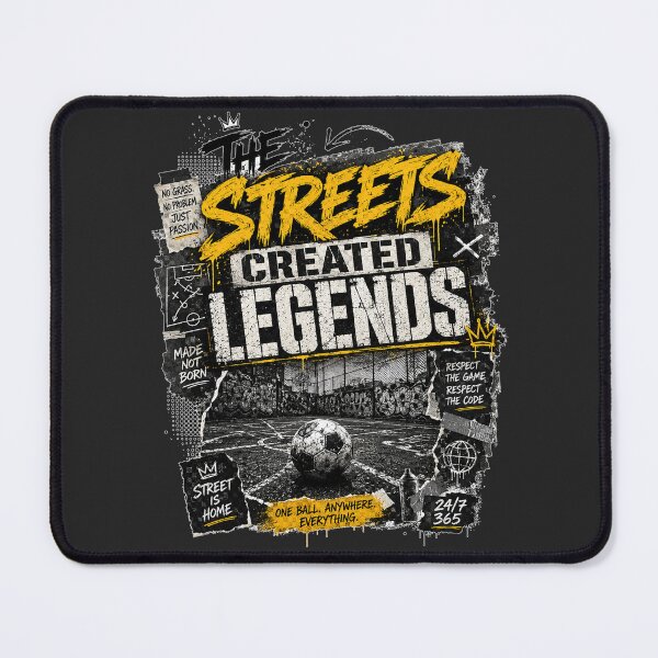 Item preview, Legends Start on Concrete – Street Football Culture Design designed and sold by warlistop.