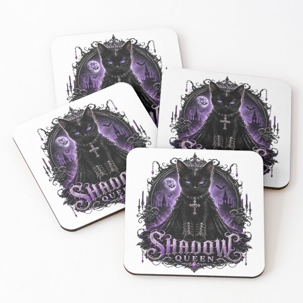 Item preview, Shadow Queen Gothic Black Cat. designed and sold by HorrorInkStudio.