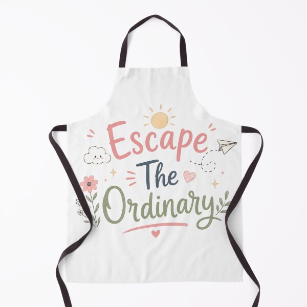 Item preview, Escape The Ordinary Cute Travel Quote Design | Pastel Adventure Typography | Wanderlust Aesthetic Sticker designed and sold by Sanika arts .